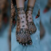 Foot mehndi design