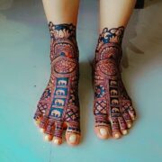 Foot mehndi