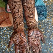 3D hand bridal mehandi